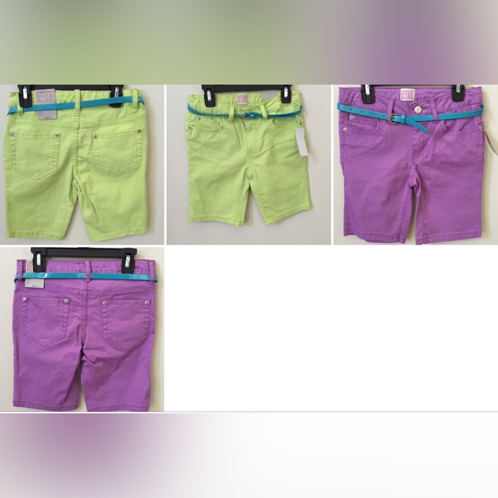Girls Shorts lot of 5lb Box Size (7-16) No Returns mixed Styles mixed brands